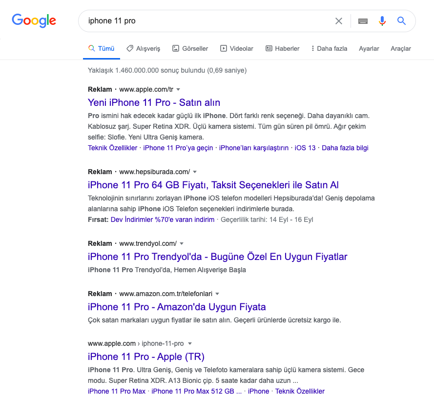 arama motoru pazarlaması